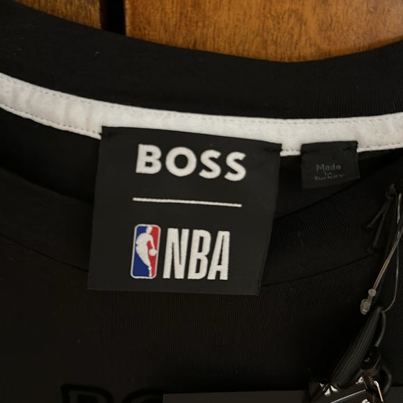 Brooklyn Nets NBA x Hugo Boss Black 360 Long Sleeve T-Shirt - Size XL - Picture 6 of 6